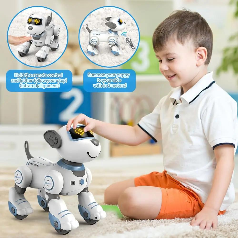 VATOS sinine interaktiivne robotkoer – mängu ja õppe kaaslane – pakend ja tarvikud
