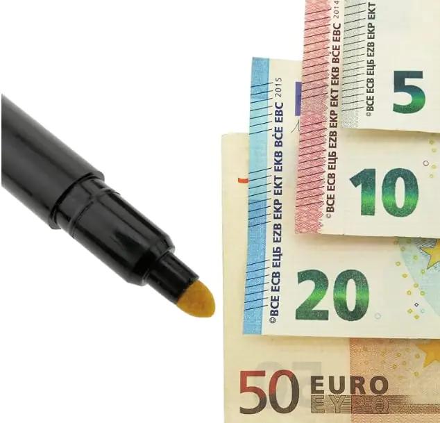 Fortoo püsiv markerite komplekt raha kontrolliks — praktiline – lisavaade