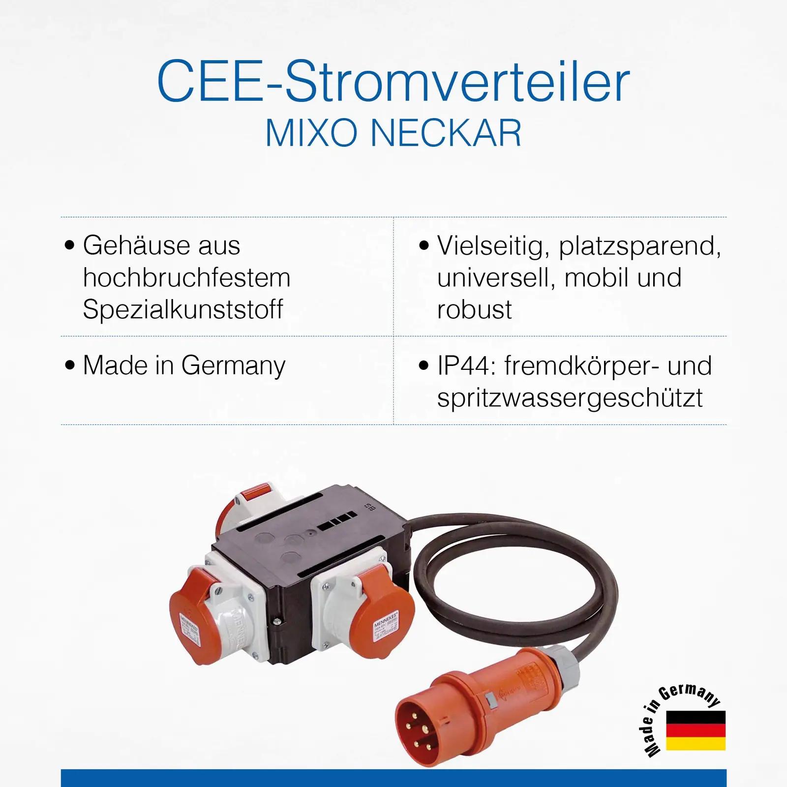 as – Schwabe tugevast mürist kaitsmega CEE-adapter 11 kW – pakend ja tarvikud