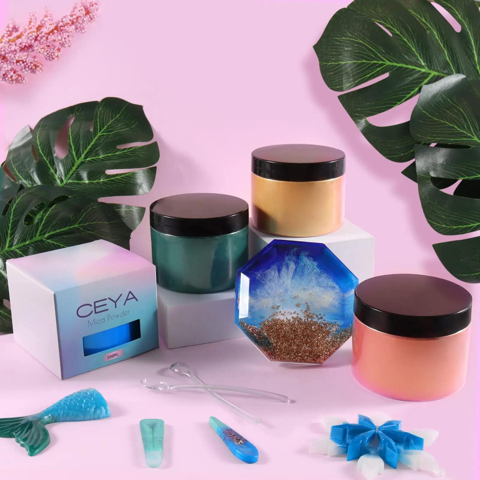ceya millennial pink glimmerpulber 150 g – pärlne efekt käsitööle – pilt 7