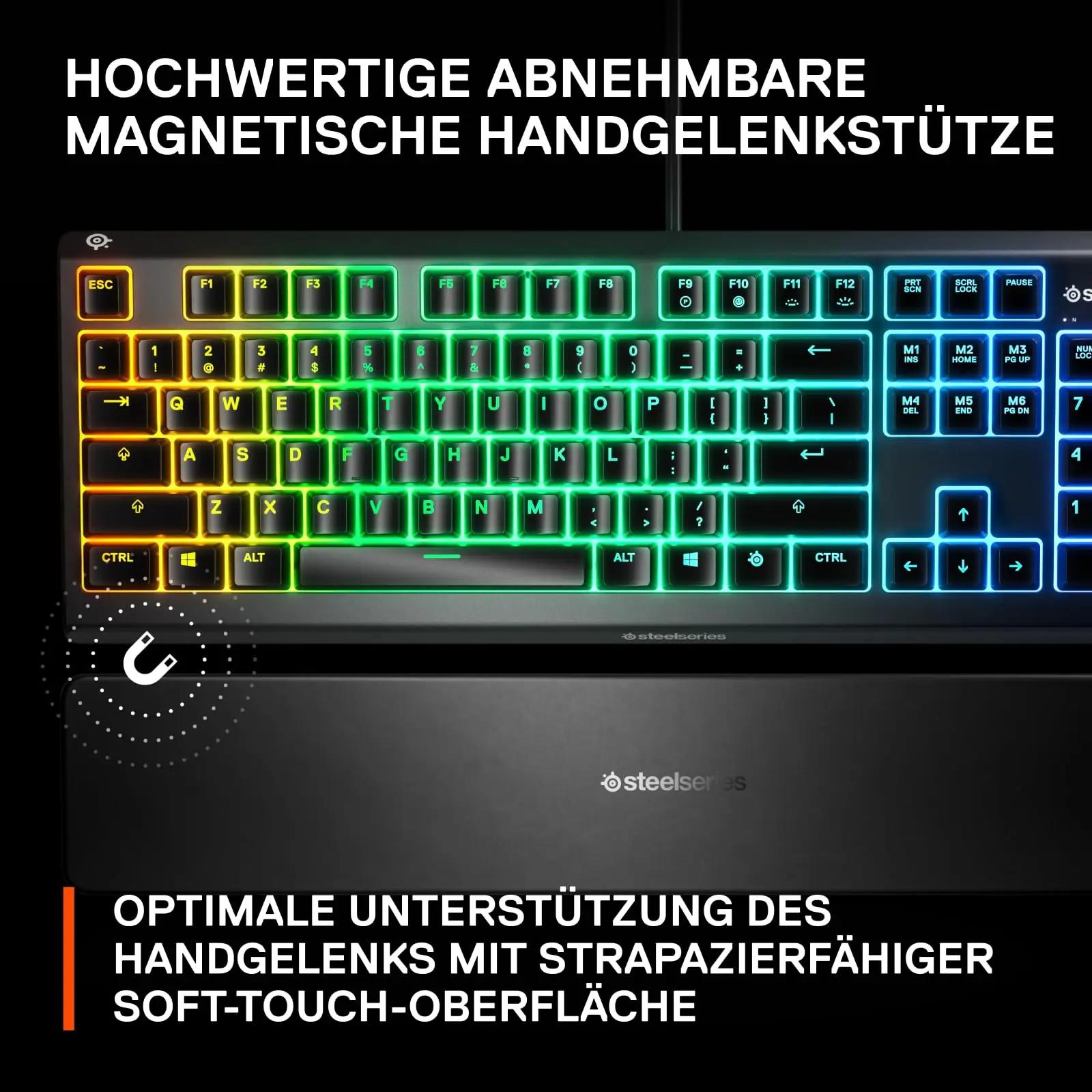 SteelSeries mängutastatur Apex 3 — vaikne ja veekindel valik – pilt 7