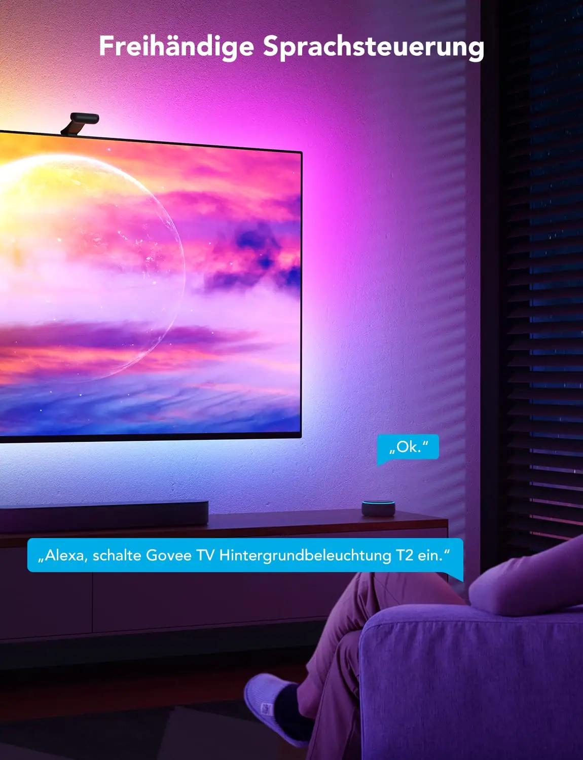 Govee LED-taustavalgustus 55–65″ telekale — RGBIC efekt – pilt 9