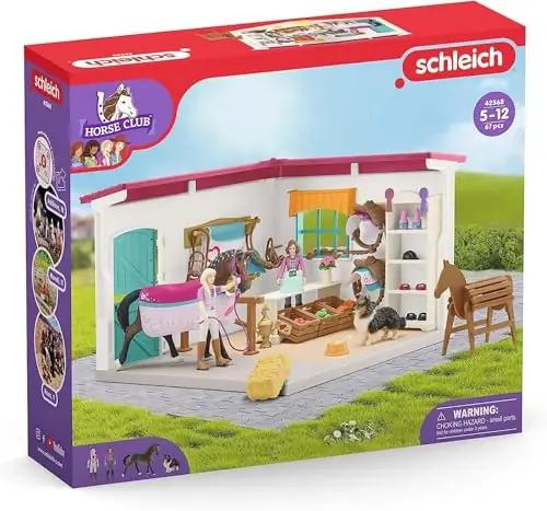 SCHLEICH mängukomplekt: modulaarne ratsapood ja talu (42568) – pilt 11