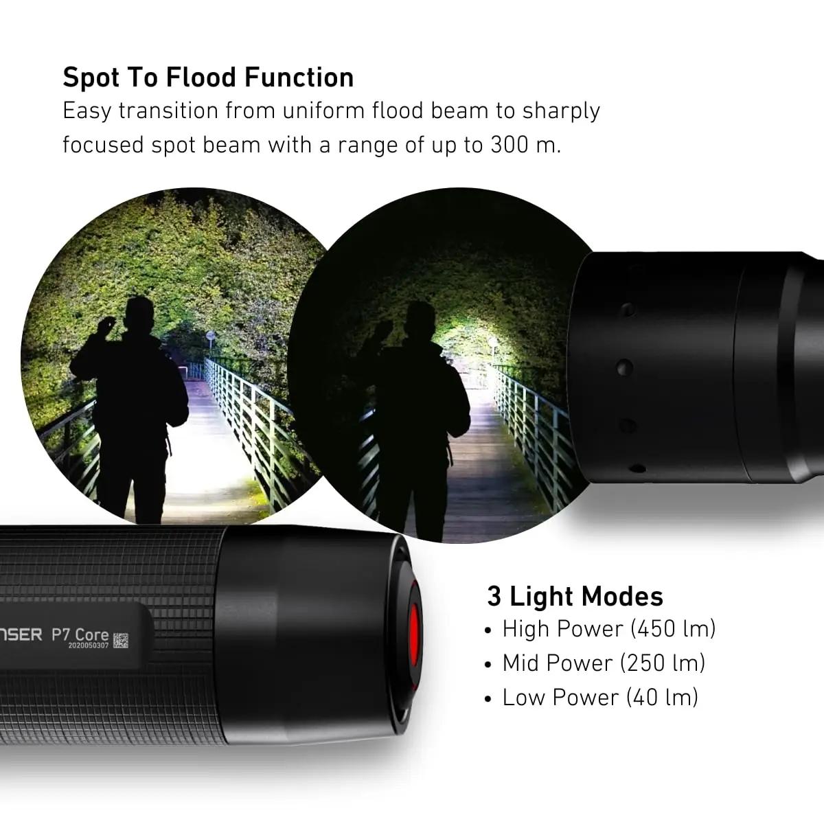 Ledlenser 502180 taskulambid – detailne lähivaade