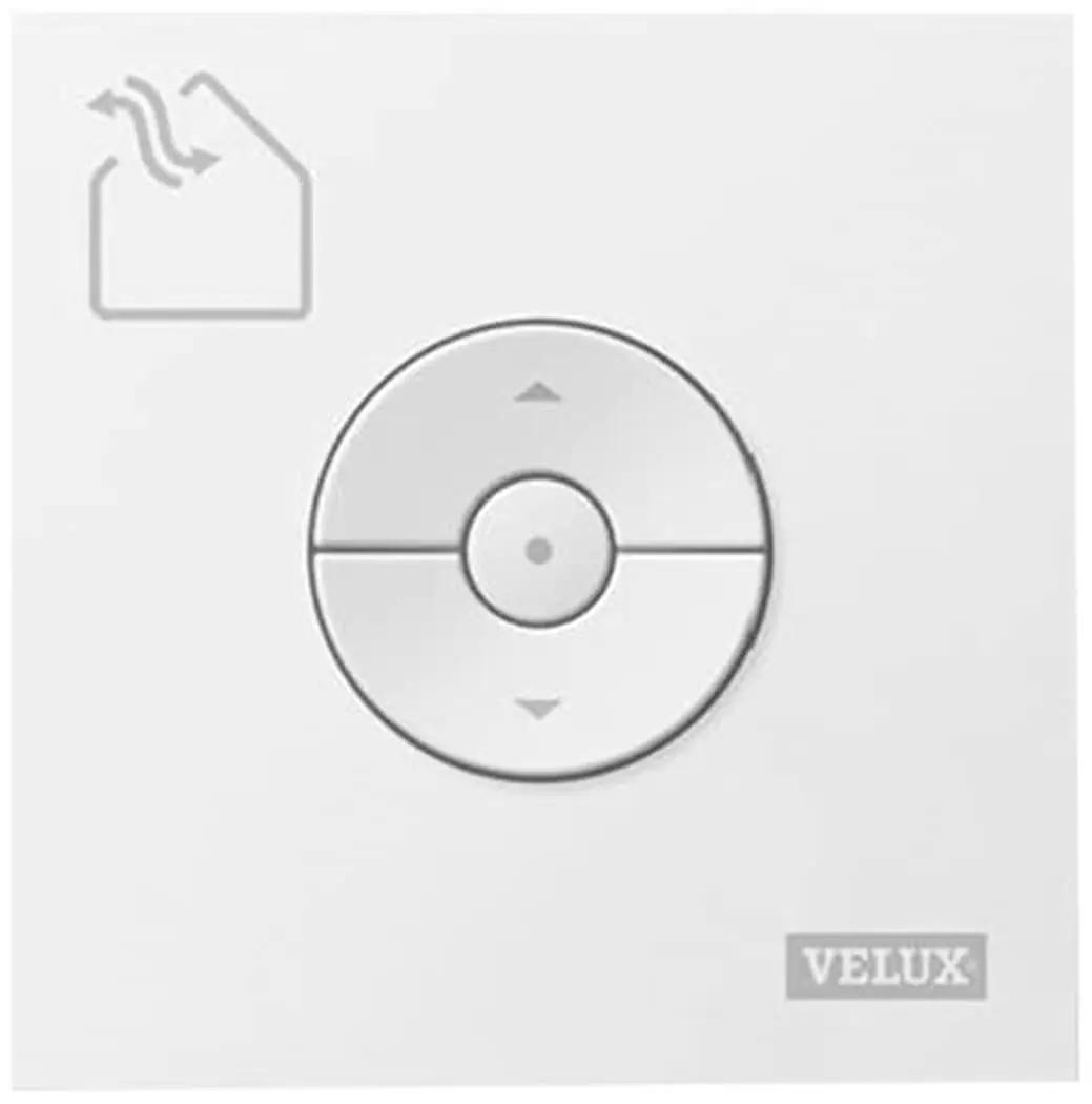 VELUX valge seinaklapp – elegantne juhtimine katusaknale