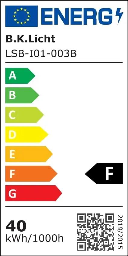 B.K.Licht elegantne LED laelamp kromist alumiiniumist 50×38,8 – pilt 10