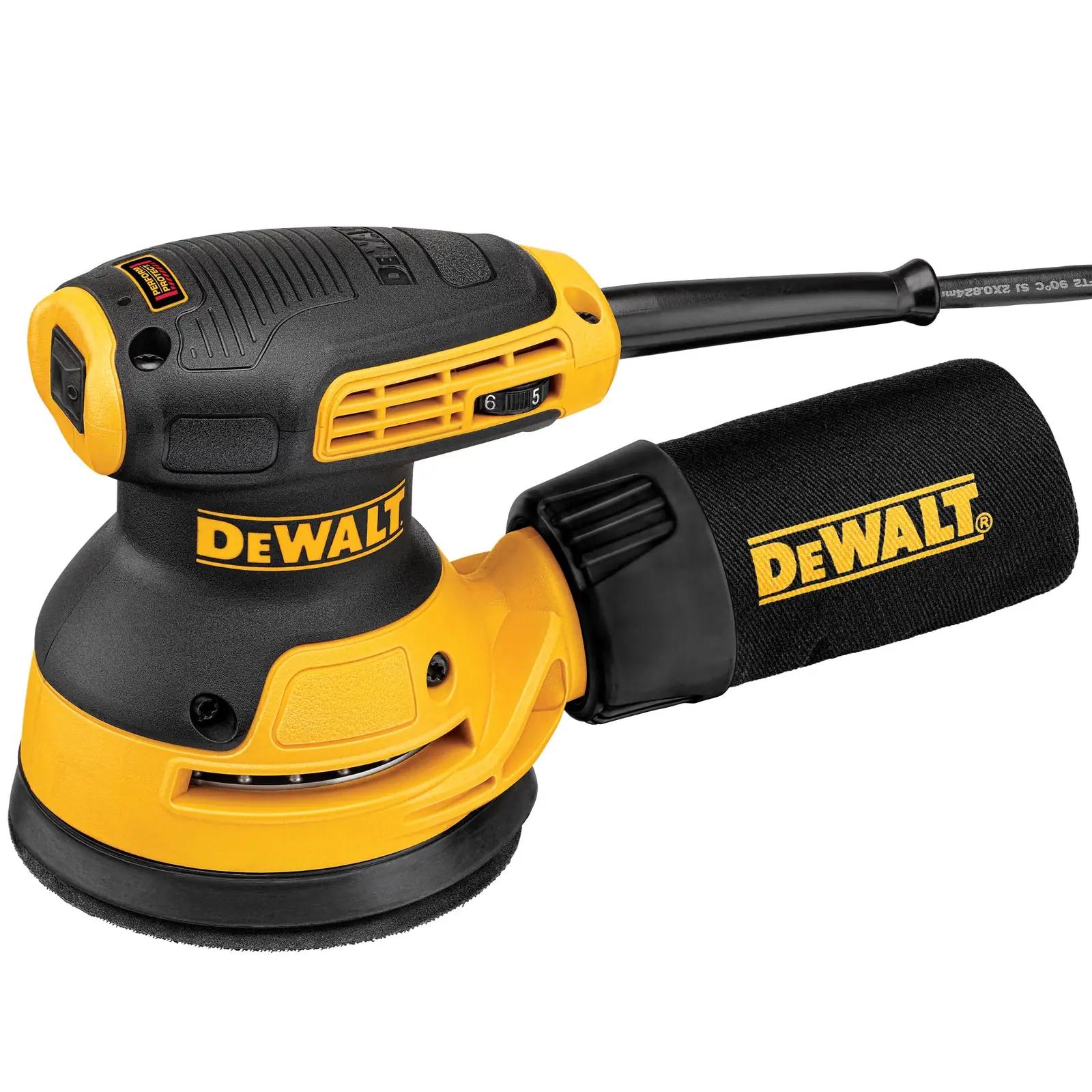 DEWALT vastupidav 125 mm eksentrik-lihvija — madal vibratsioon