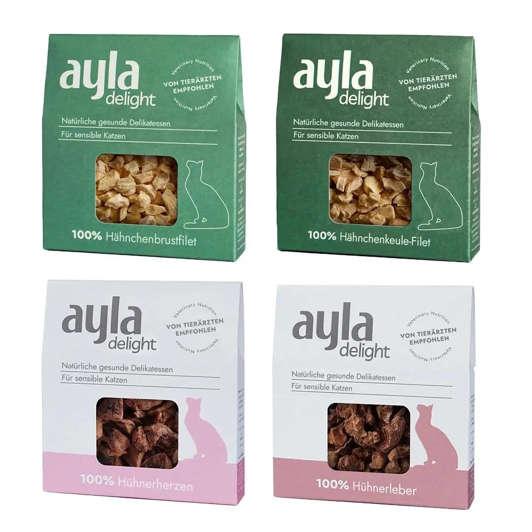 AYLA premium külmkuivatatud kiudtoit kassidele – valgurikas maius