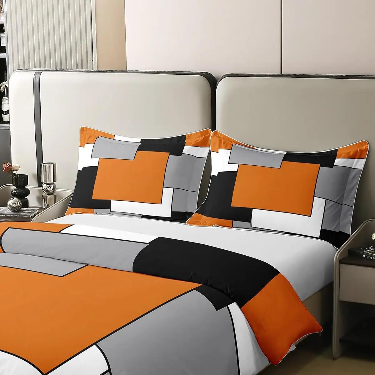 Homewish puuvillane voodipesu 220×240 cm – modernne geomeetria – kasutusnäide