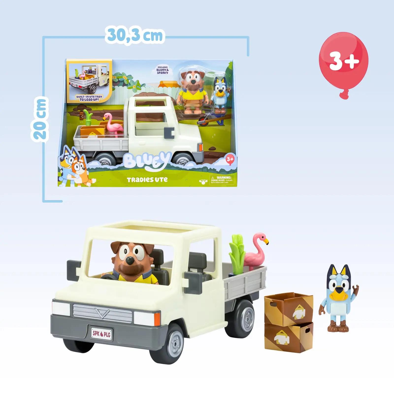 BlueY sinine plastikust mänguauto – kingitus lastele – detailne vaade