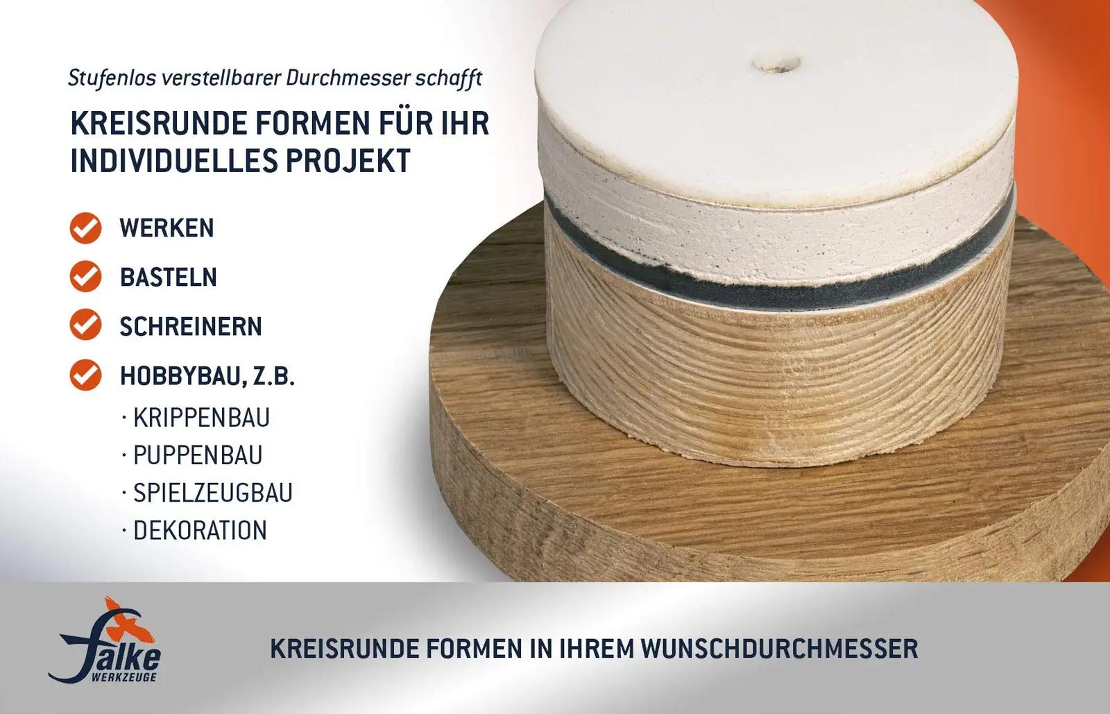 Falke Werkzeuge reguleeritav puuritera 40–120 mm — vastupidav ja – pilt 9
