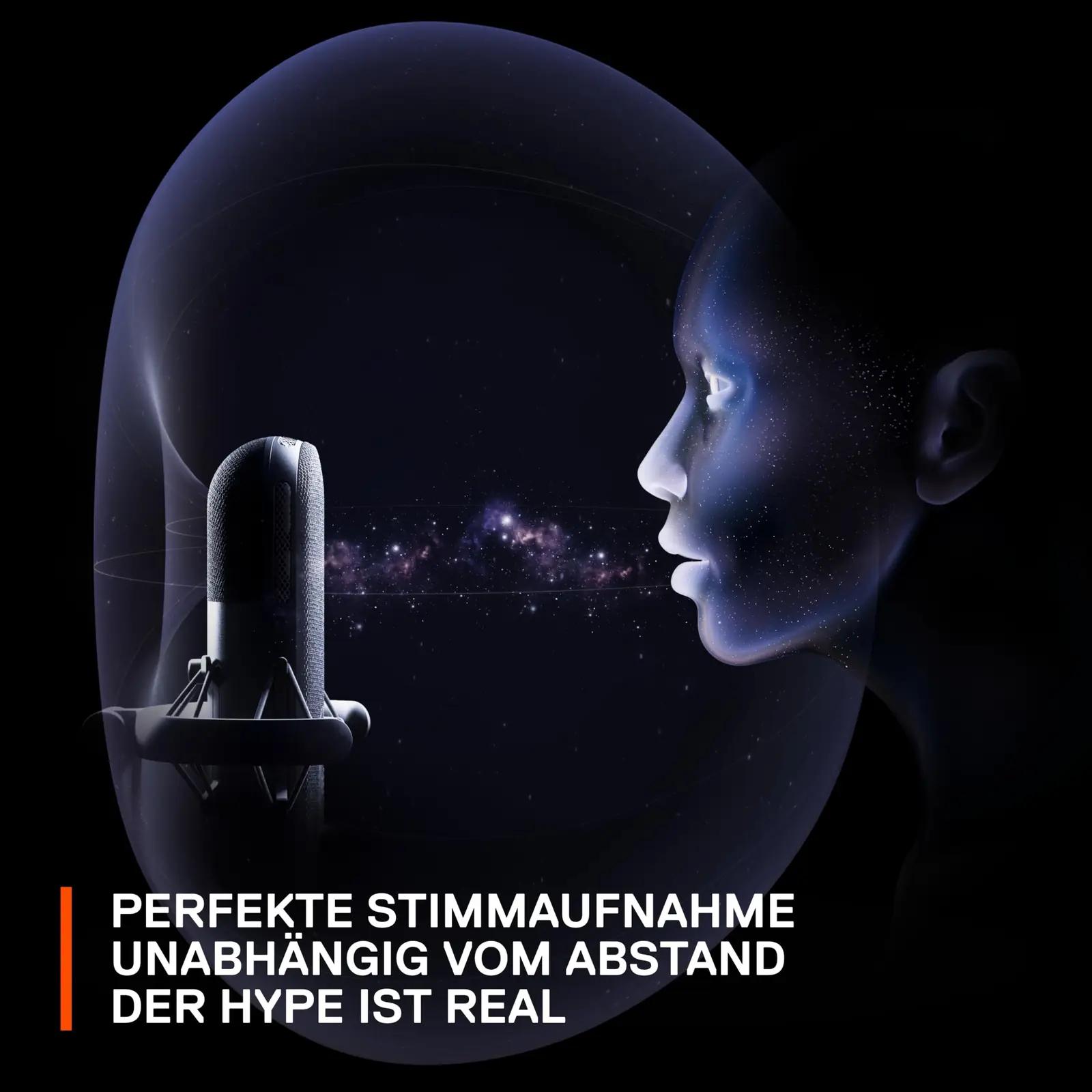 SteelSeries USB-mikrofon Alias — suur kapsel mängimiseks ja – lisavaade