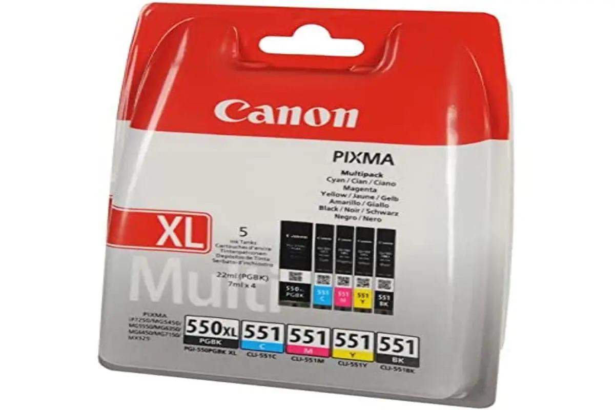 Canon tindikomplekt PG-550XL/CLI-551 – usaldusväärne must tint
