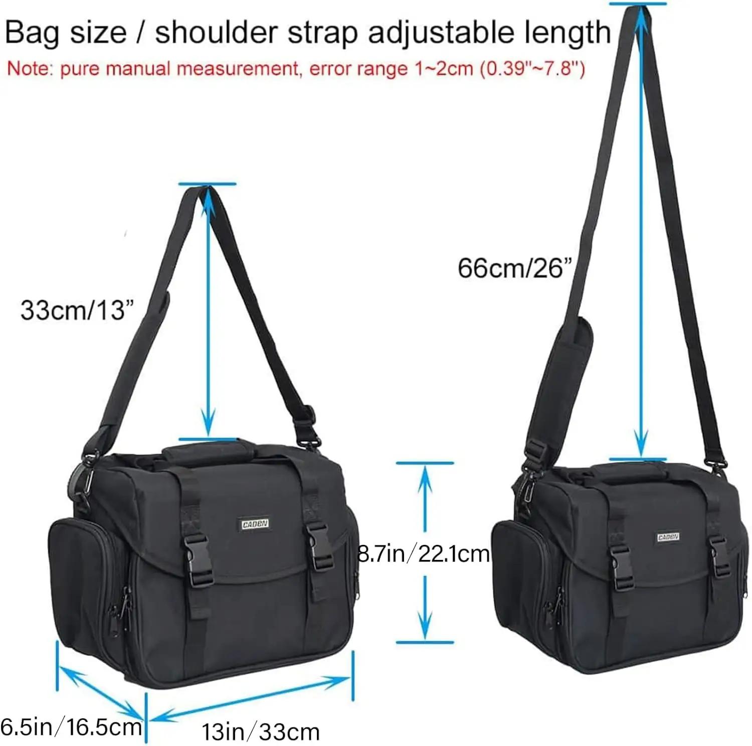 CADeN vastupidav nylon kaamerakott – kompaktne sling S – pilt 8