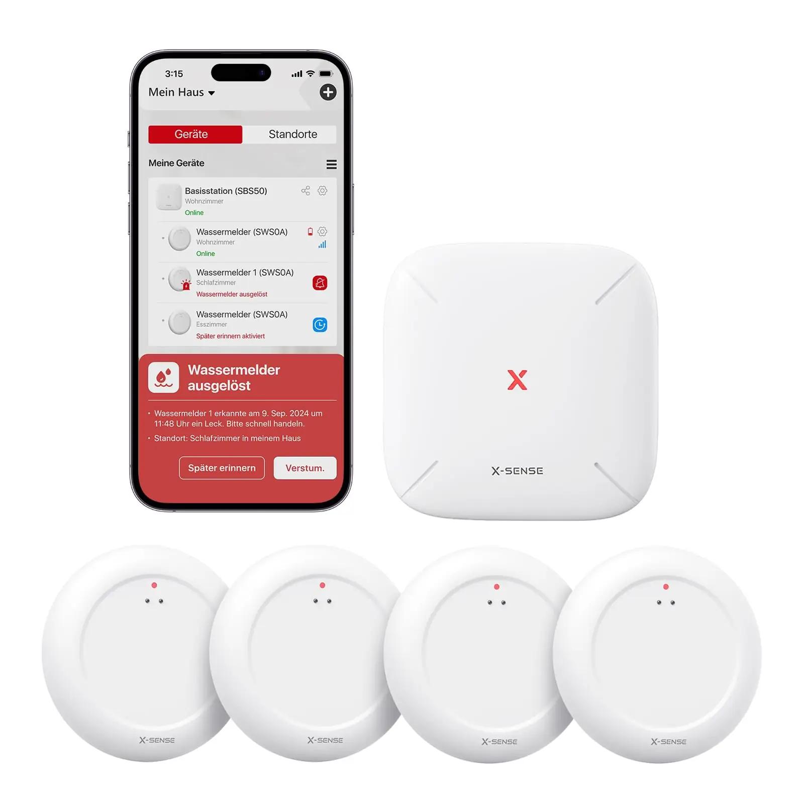 X-Sense veetundlik ripats charm IP67 kaitsega