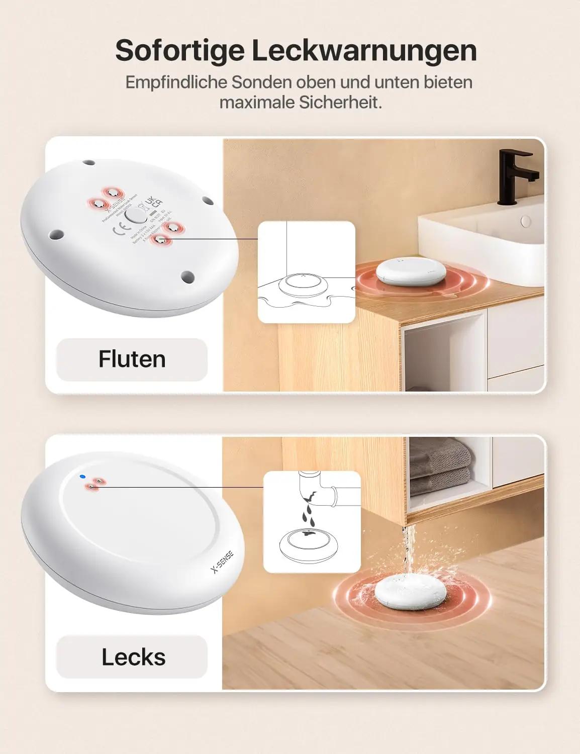 X-Sense veetundlik ripats charm IP67 kaitsega – detailne vaade