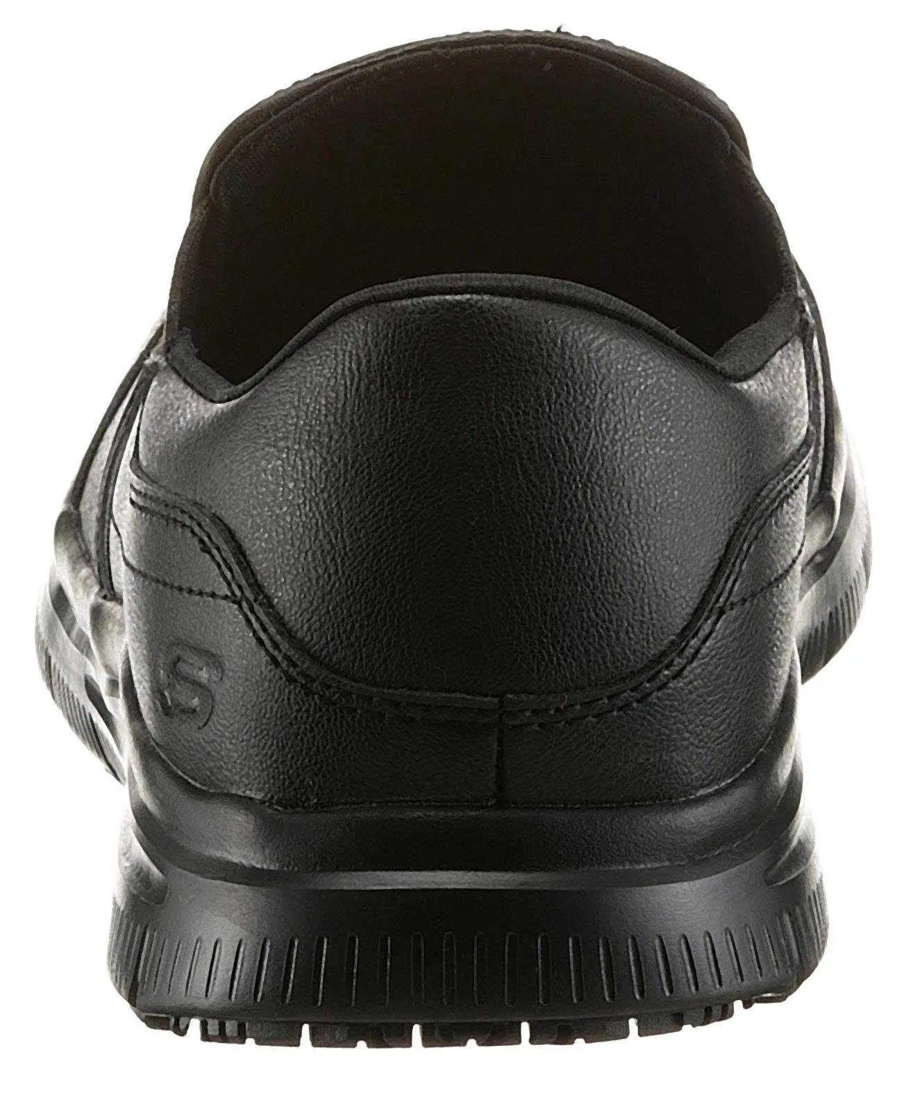 Skechers nahast mugav slip-on toss, stiilne igapäevaks – detailne vaade