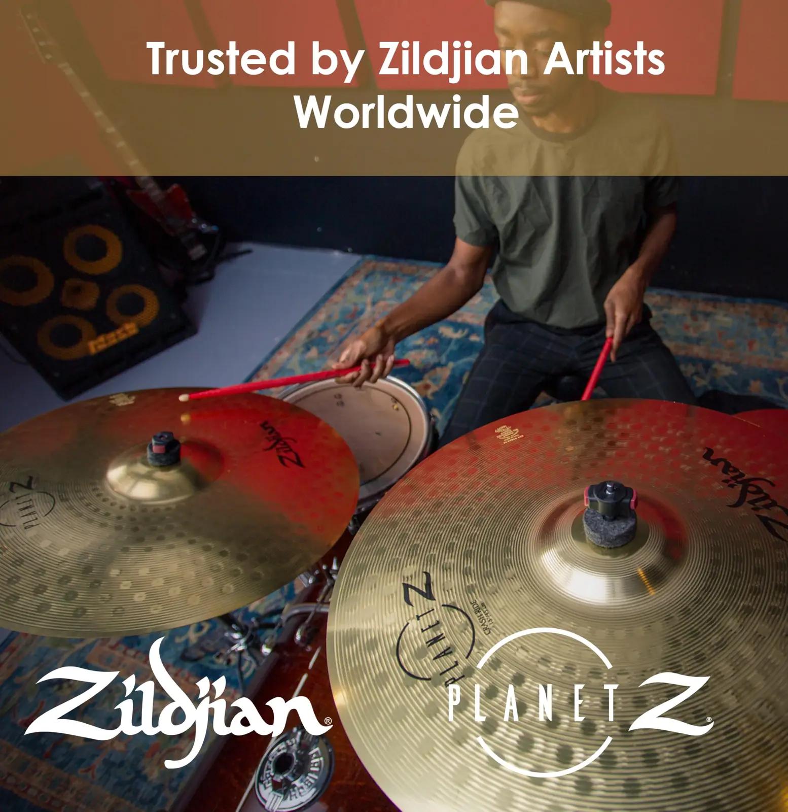 Zildjian messinkingist Planet Z 16″ crash – särav heli – pilt 6