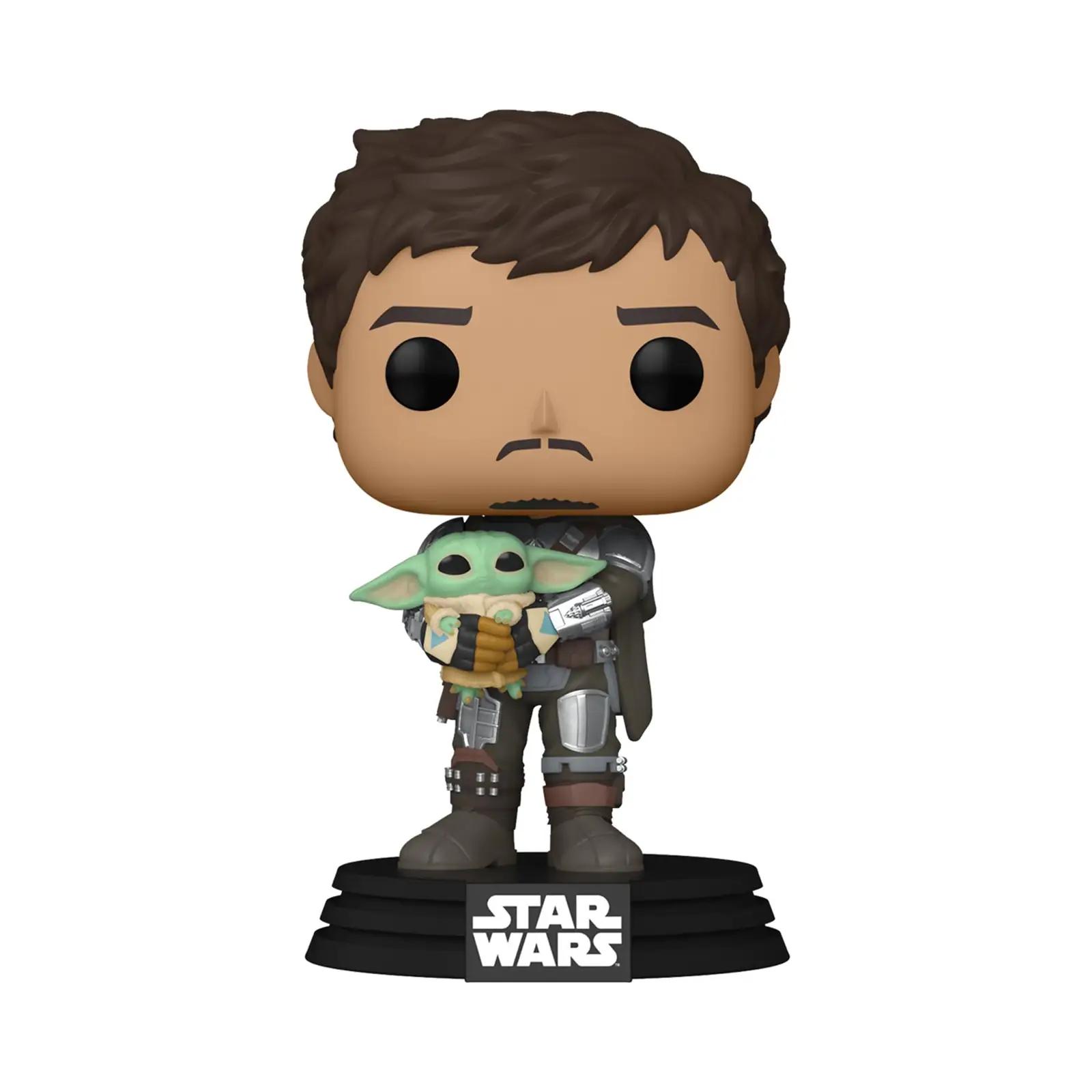 Funko kollektsiooniväärtus: Mando ja Grogu vinüülfiguur 9 cm – pakend ja tarvikud