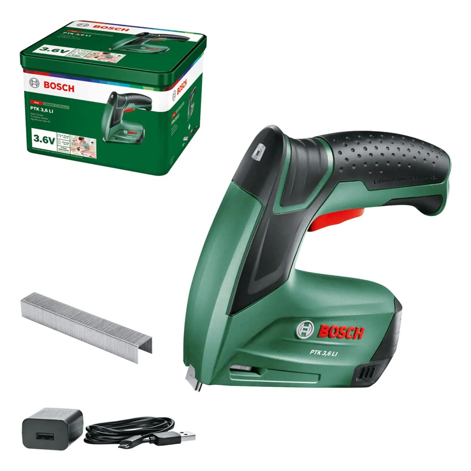 Bosch vastupidav aku-tacker PTK 3,6 LI — mugav kodutöödeks