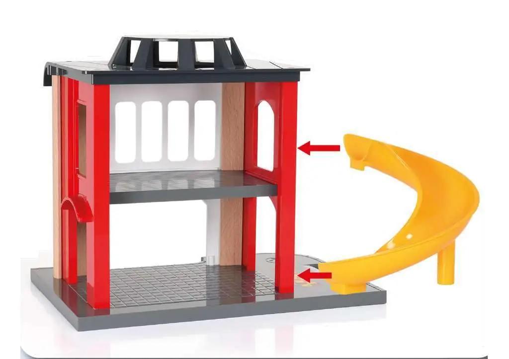 BRIO puidust tuletõrjestation lastele – mänguline kingitus – kasutusnäide