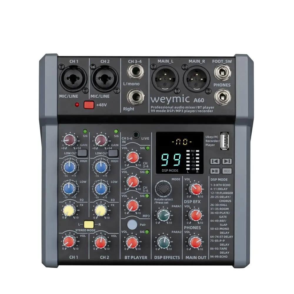 WEYMIC A60 6 Channel muusikariistad ja dj-seadmed – toote esivaade