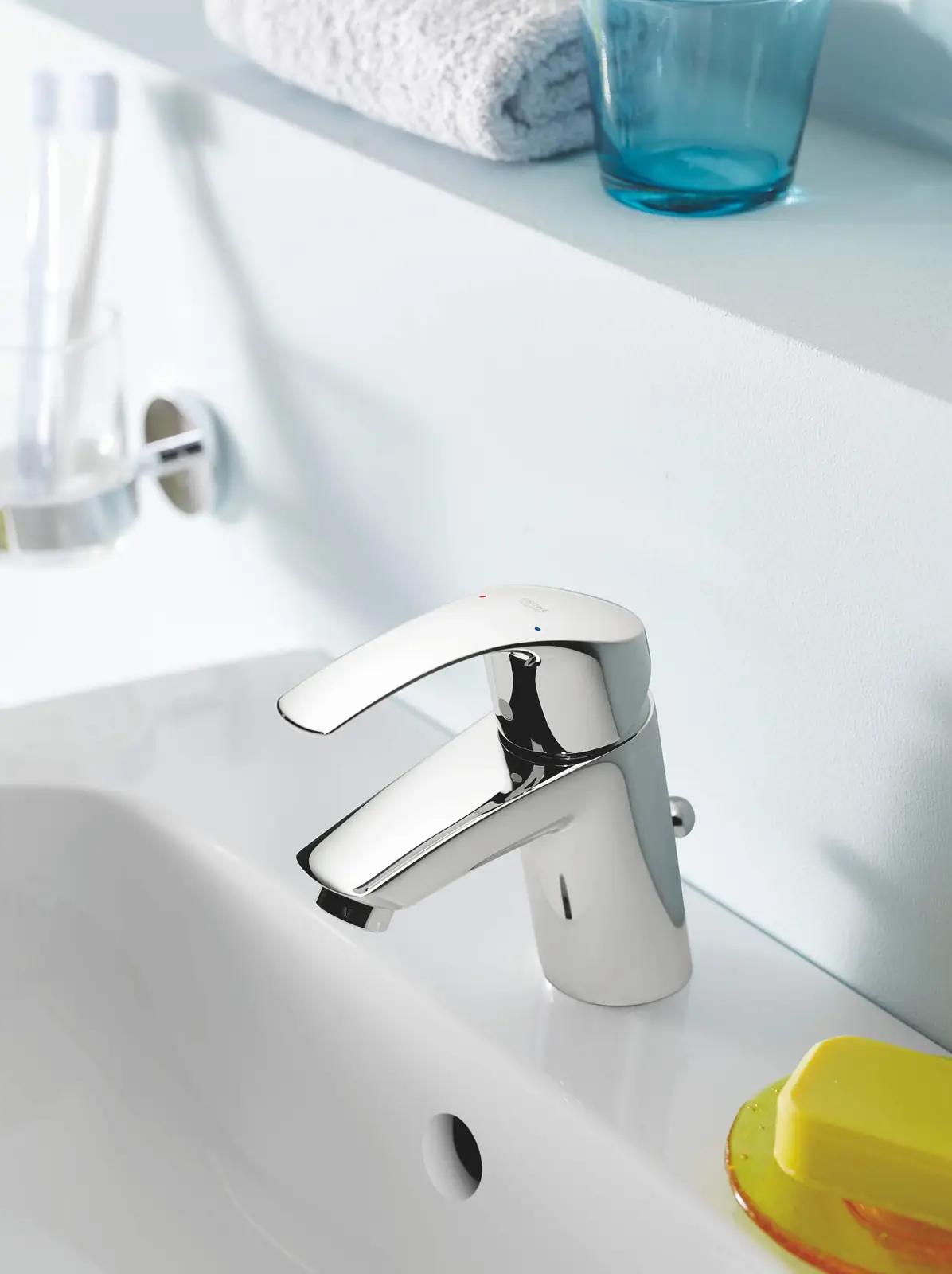 GROHE kroomitud messsingist kraan – veesäästlik vannituppa – pilt 6