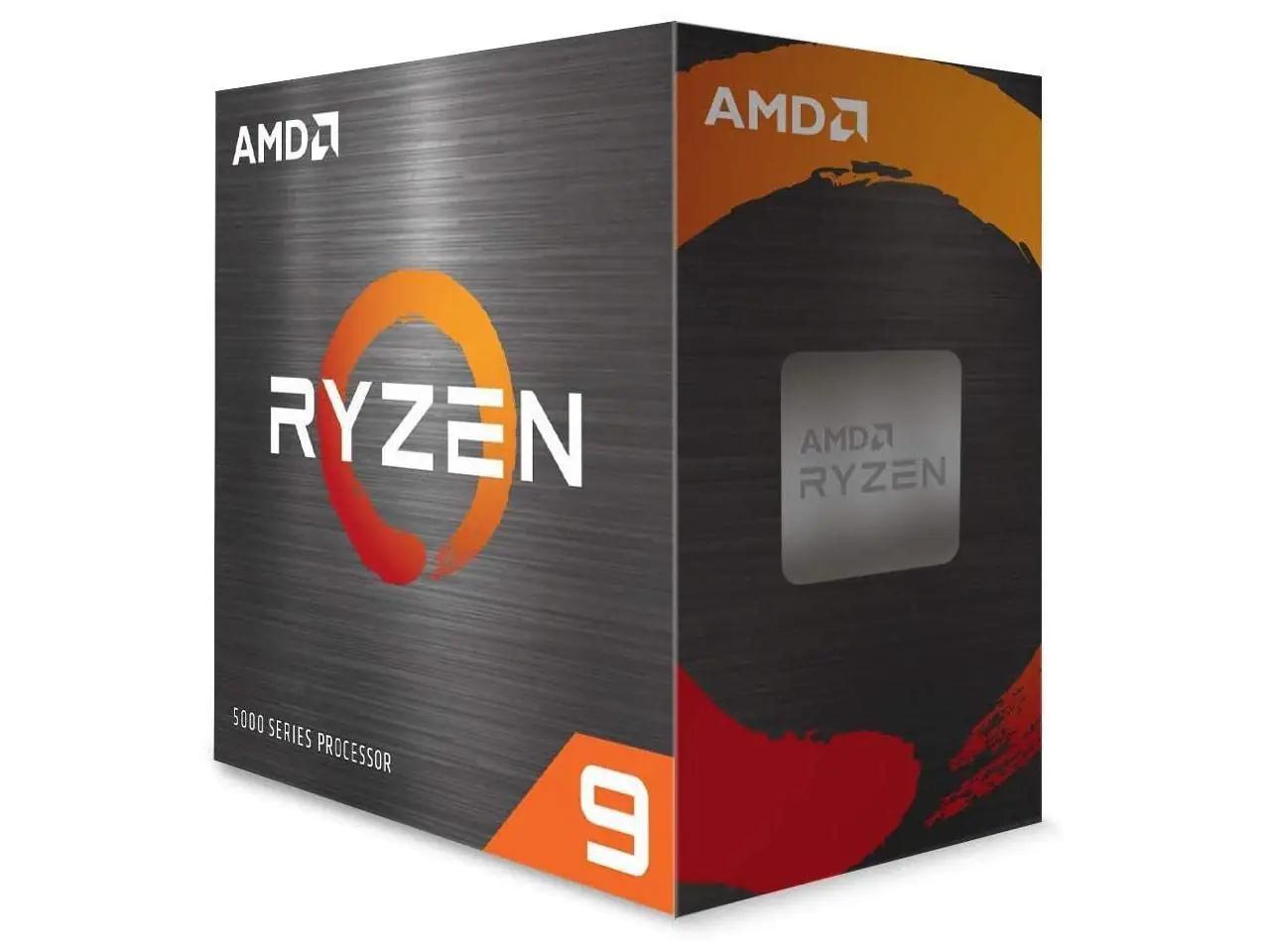 AMD protsessor Ryzen 9 5950X – võimas lauaarvuti komponente – detailne vaade