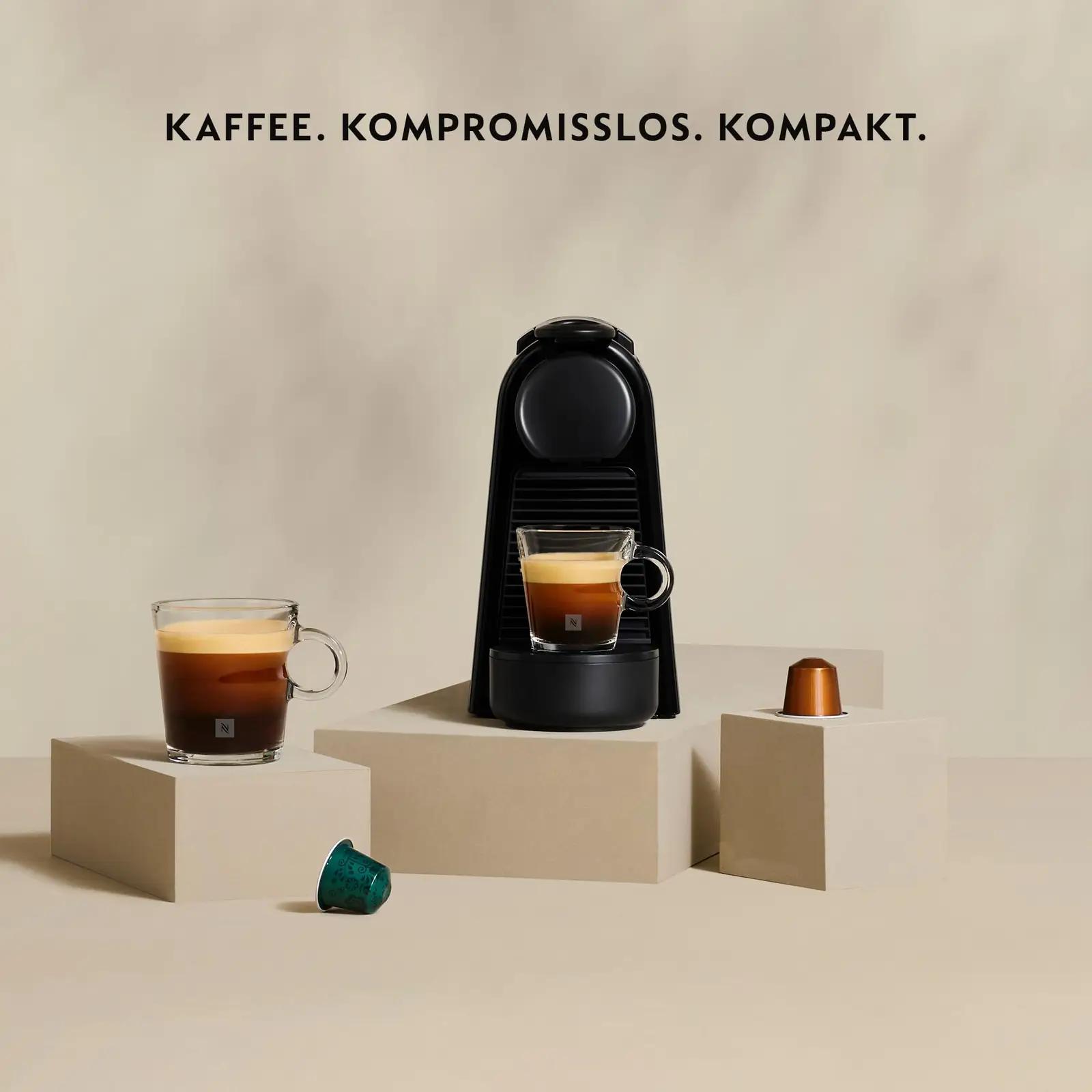 Nespresso Essenza Mini – tee ja espresso – pakend ja tarvikud