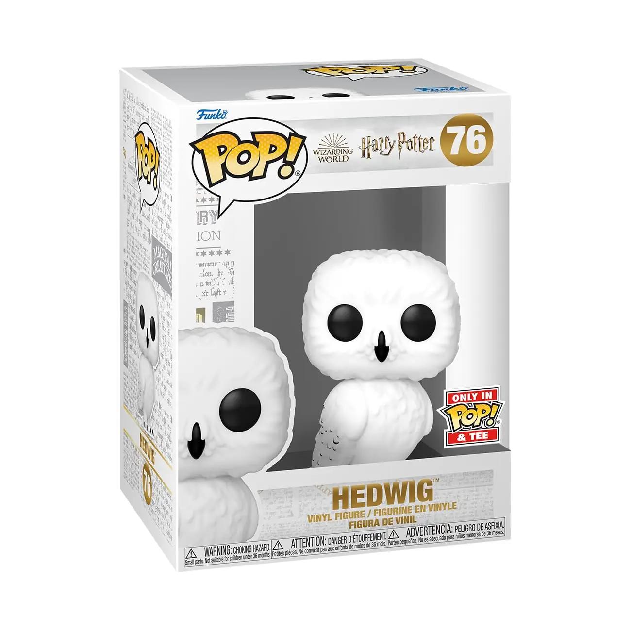 Funko stiilne puuvillane T-särk koos Hedwig ripatsiga – pakend ja tarvikud