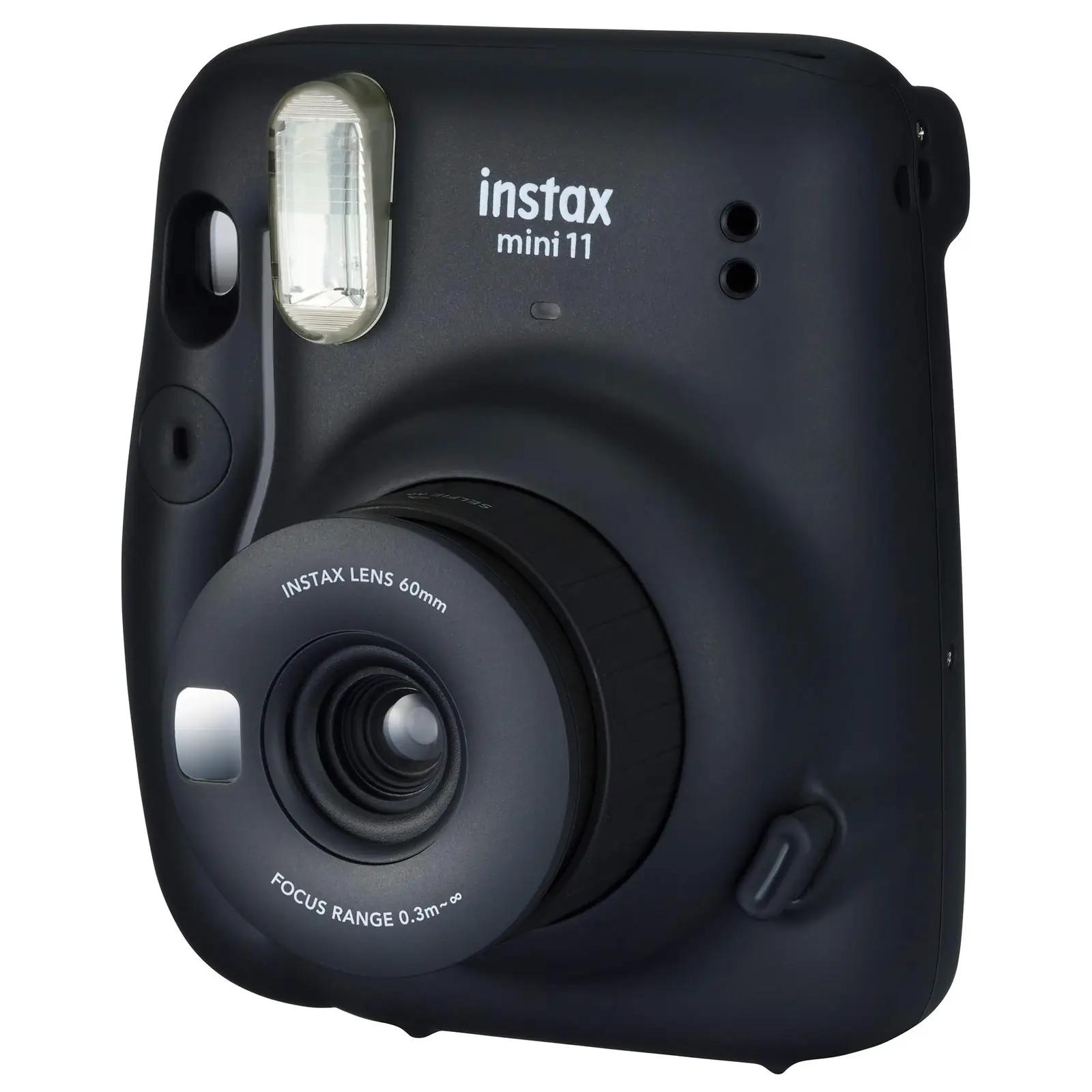 INSTAX Charcoal-Gray mini 11 — lihtne ja kaasaskantav pildikene – detailne vaade