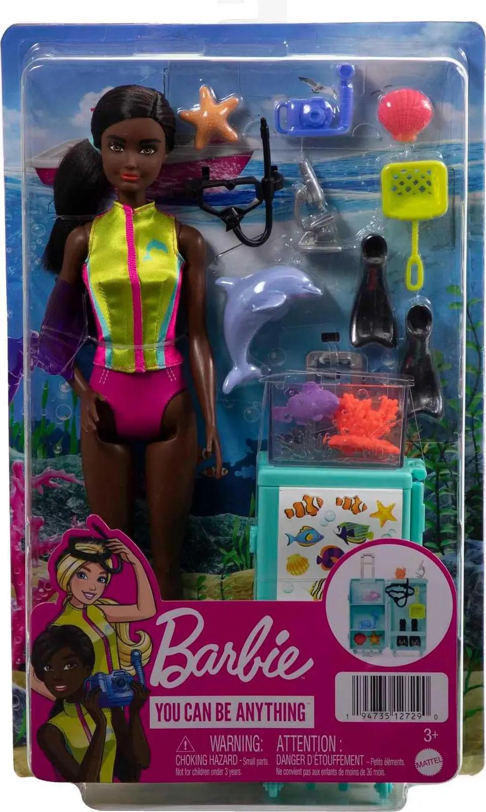 Barbie mereteemaline nukukomplekt – meeresbiologin mänguks – pilt 6