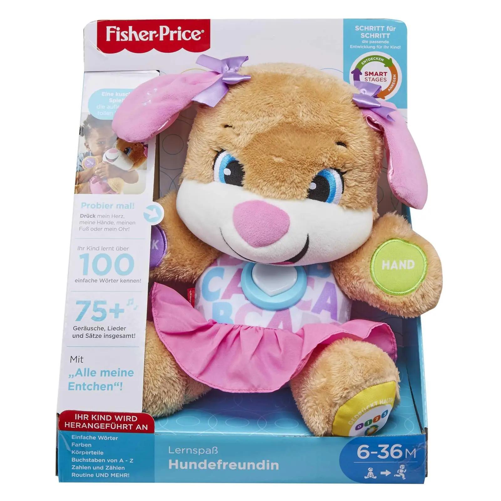 Fisher-Price pehme lauluv koerakene – arendav mänguasi beebile – pilt 6