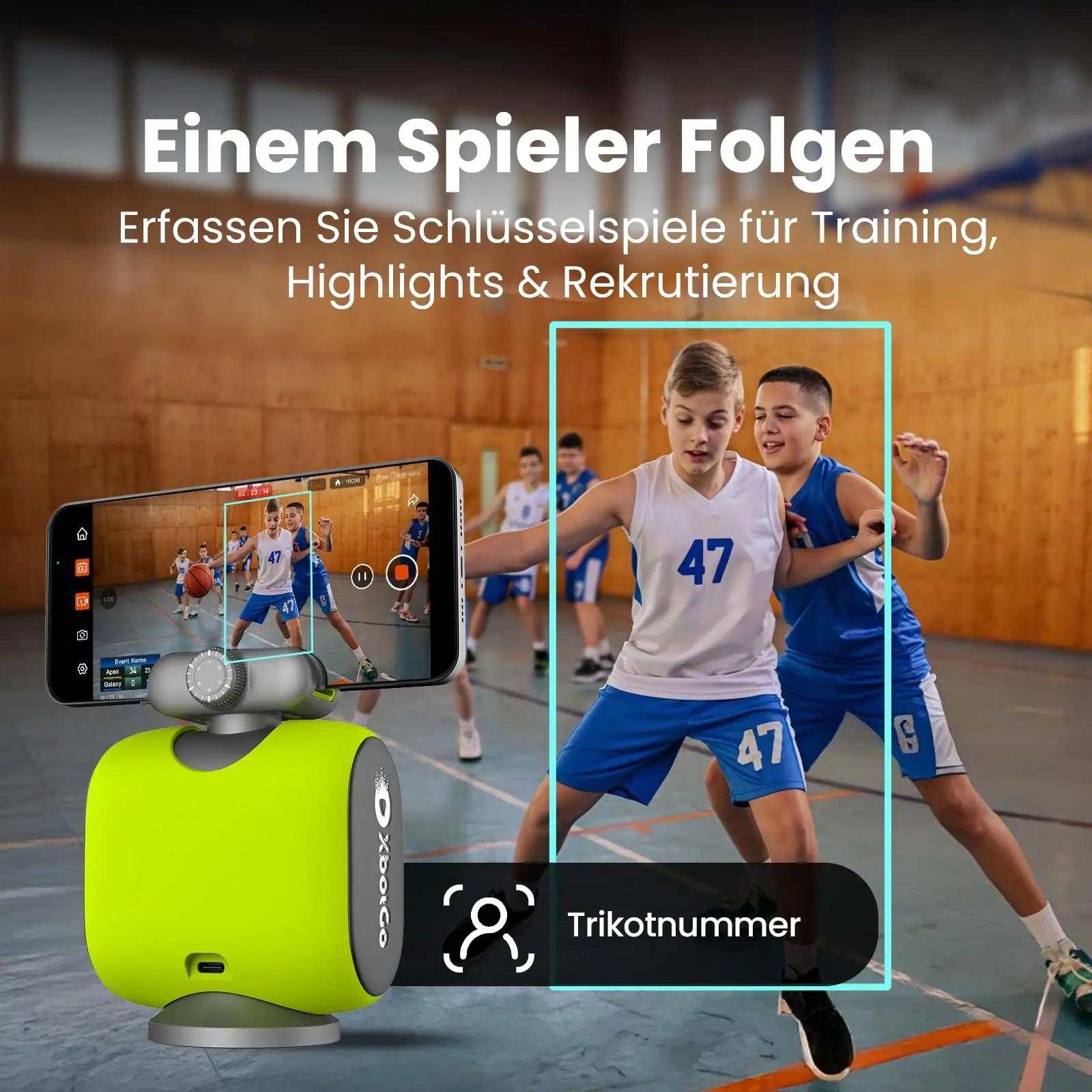 XbotGo lava-graphite actionkaamera 4K 60FPS – sportlik jälgimine – pakend ja tarvikud