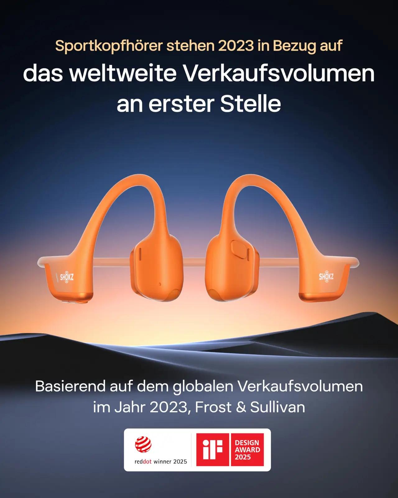 SHOKZ sportlik luustikku kuuldev kuuldekomplekt – veekindel mini – detailne vaade