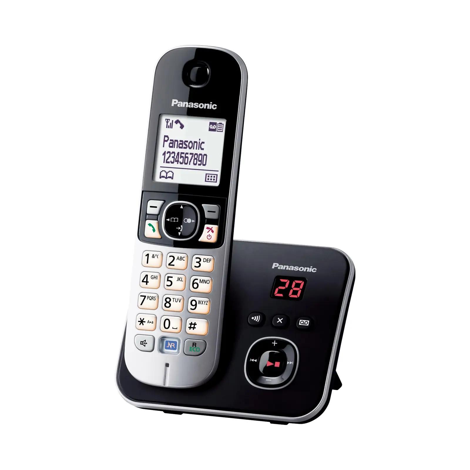 Panasonic elegantne DECT mobiiltelefon metallist korpusega ja