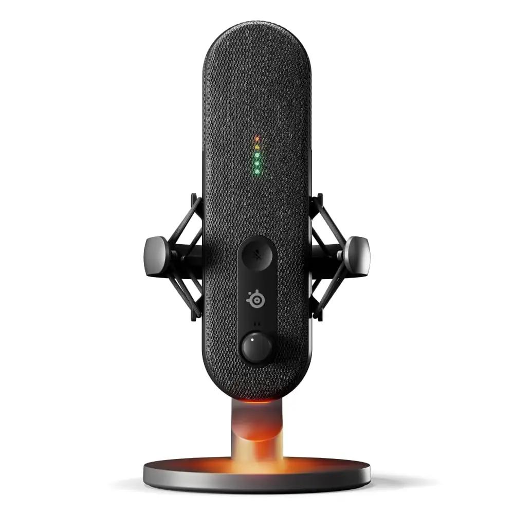 SteelSeries USB-mikrofon Alias — suur kapsel mängimiseks ja