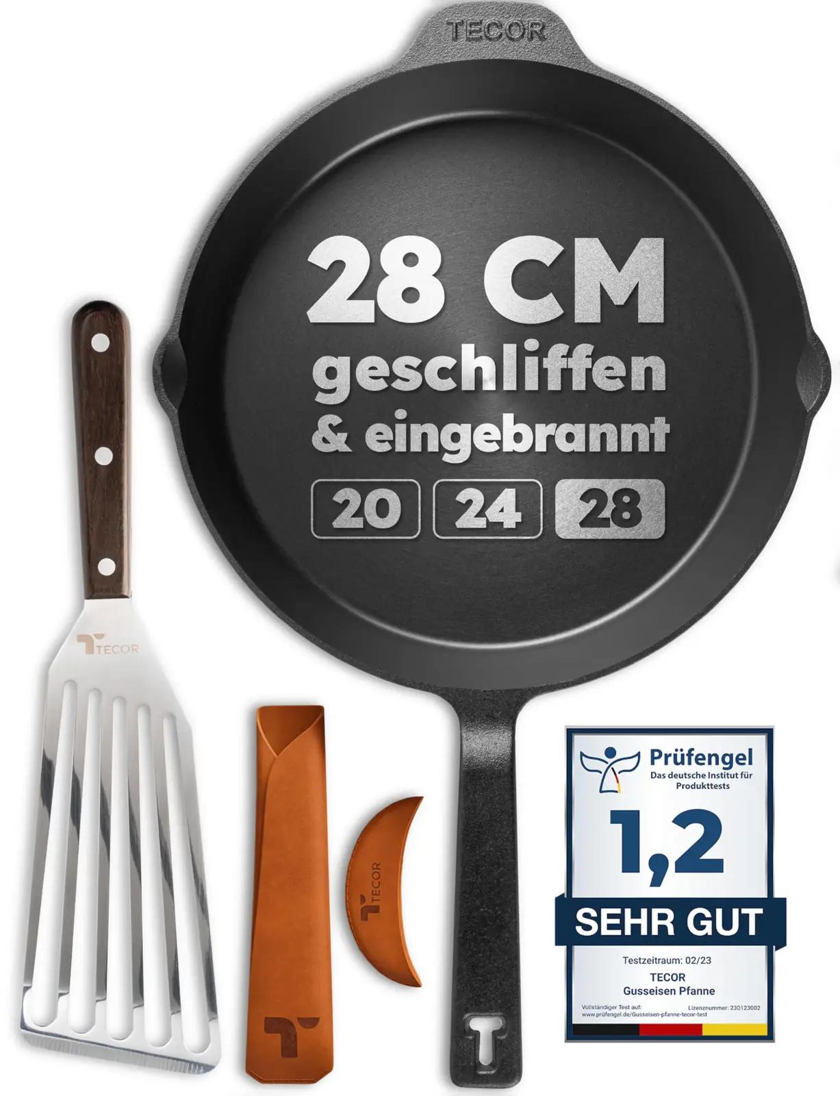 TECOR malmpann 28 cm induktsioonile — vastupidav ja mitmekülgne