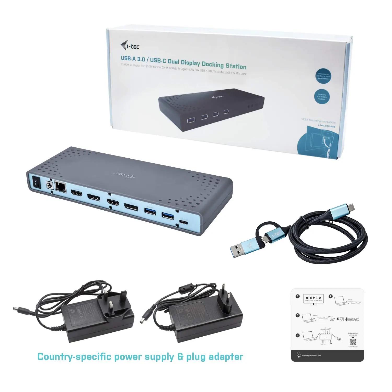 i-tec USB-C/A dokk 4K dual kuvamise võimalusega — mitmekülgne – pilt 6