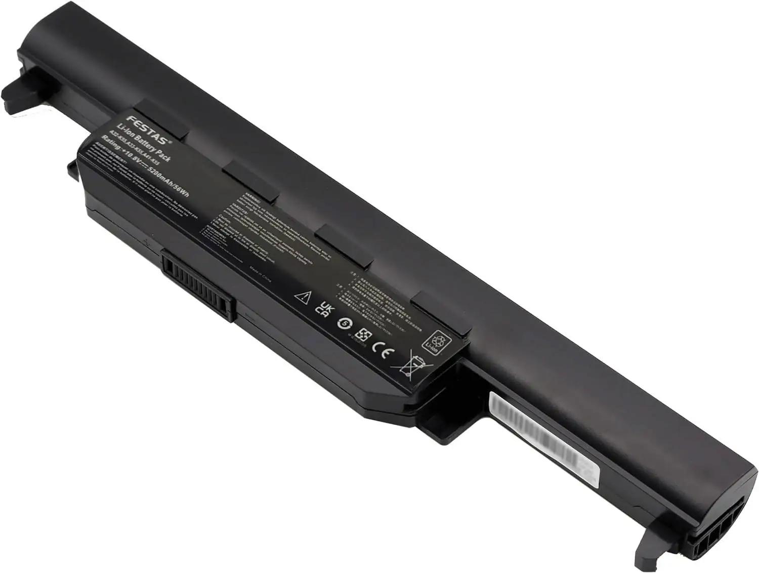 FESTAS vastupidav sülearvutiaku 5200 mAh – asendus ASUSile – pakend ja tarvikud