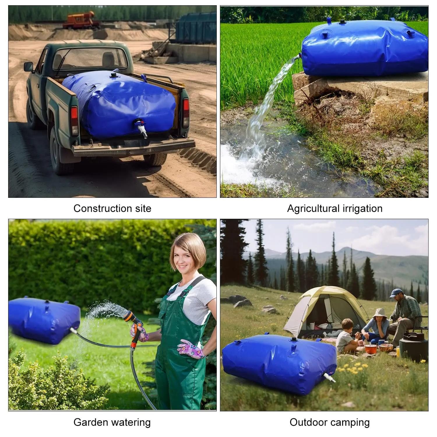 sukudon vastupidav kokkupandav PVC veepaak — suur maht 350 l – pilt 6