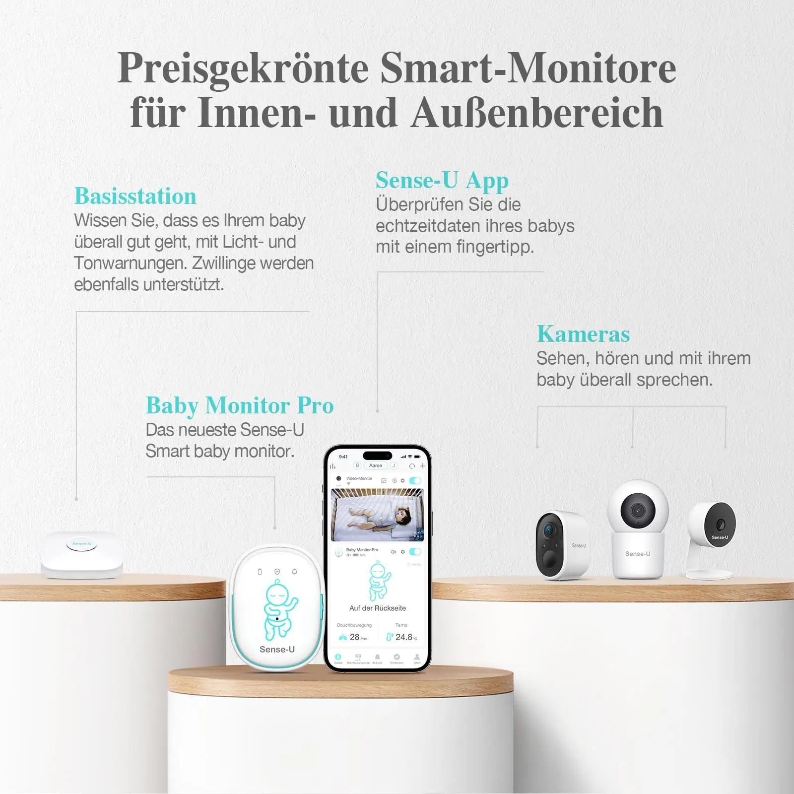 Sense-U nutikas beebimonitor — liigutuse ja temperatuuri jälgija – pilt 9