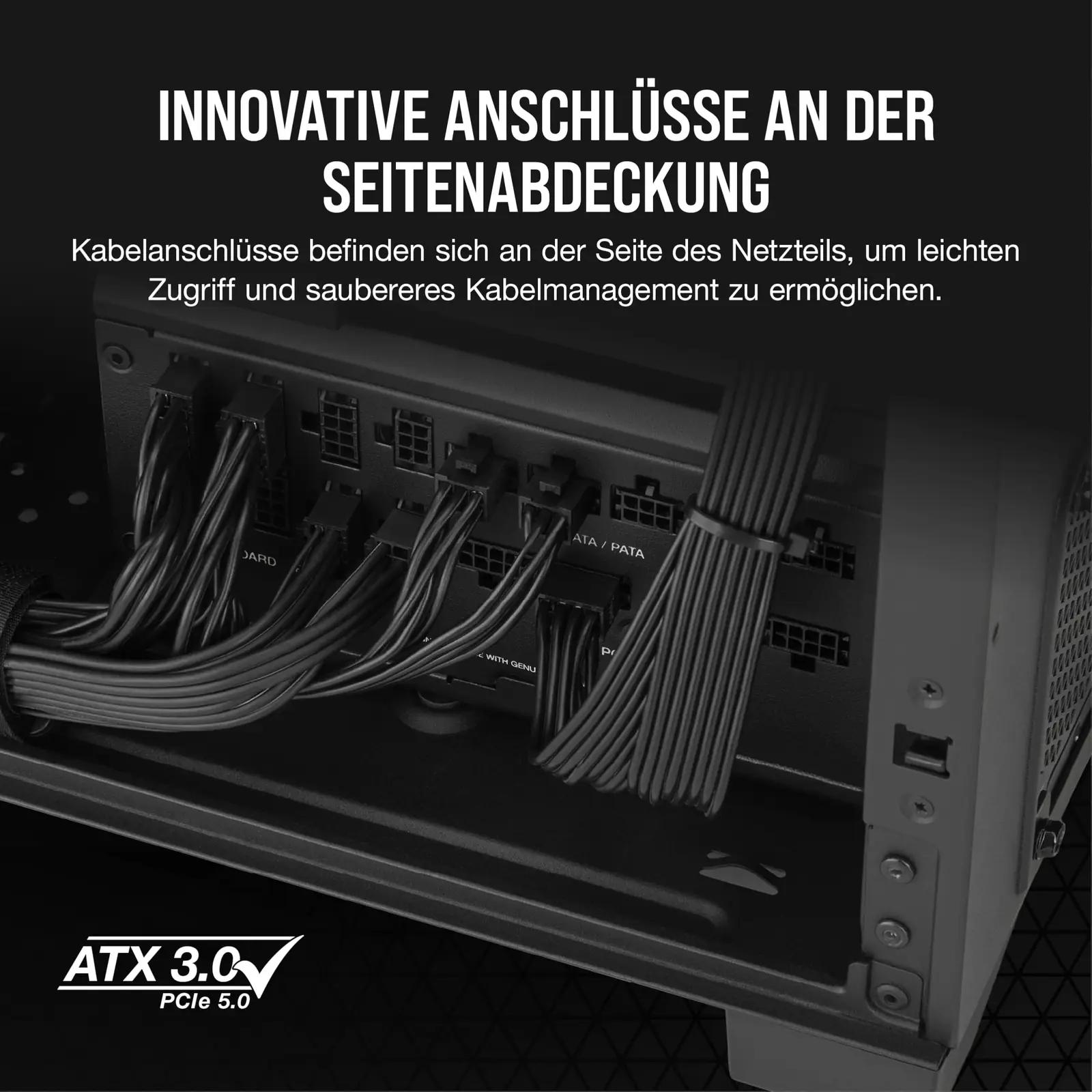 Corsair RM1200x SHIFT tugev ja vaikne ATX toiteplokk – kasutusnäide