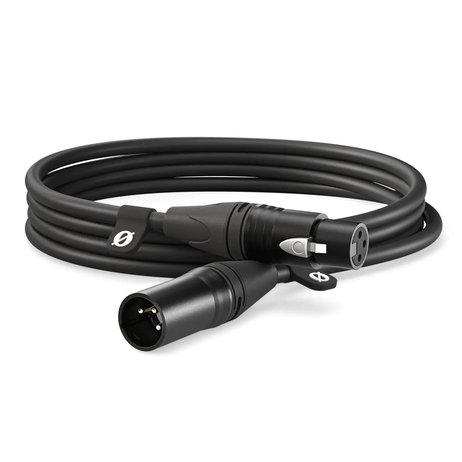 RØDE vastupidav XLR-kaabel 3 m — stabiilne ühendus mikrofoni
