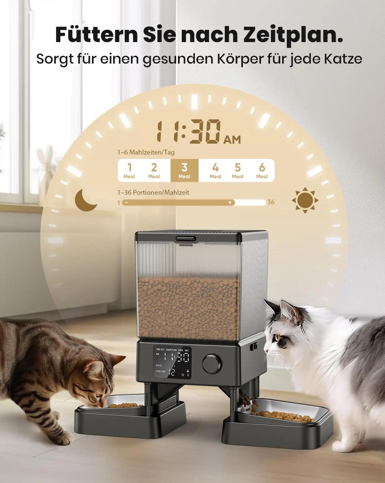 oneisall automaatne 5L toitja — roostevaba kauss ja lihtne – pilt 6