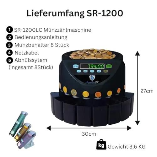 Securina24 automaatne mündiloendur SR-1200 — täpne ja vastupidav – kasutusnäide