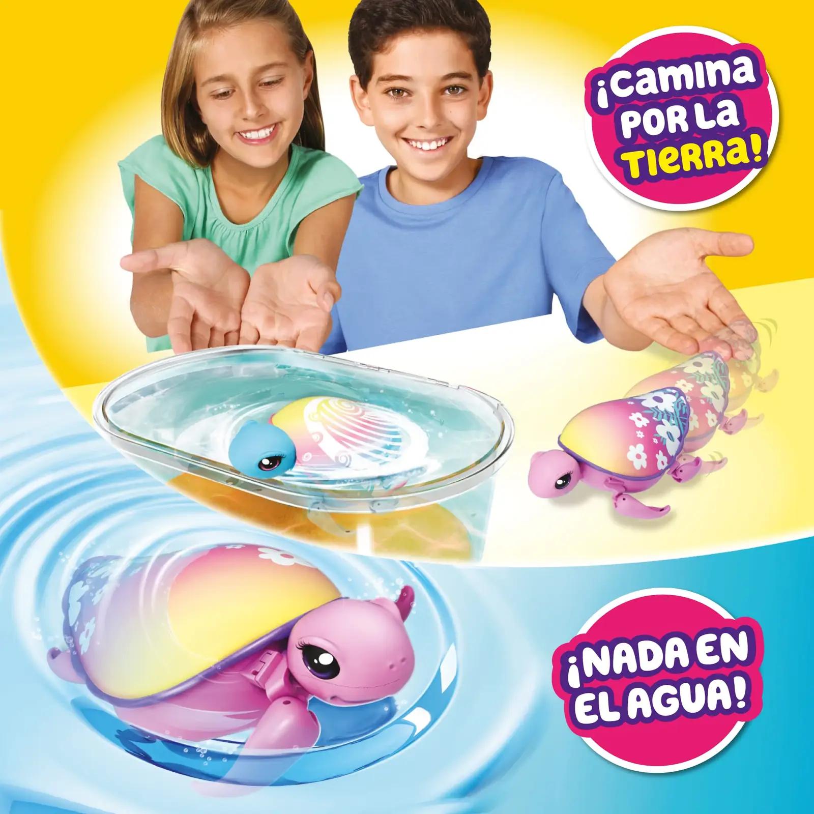 Little Live Pets sinine interaktiivne kilpkonnade ripats charm – kasutusnäide