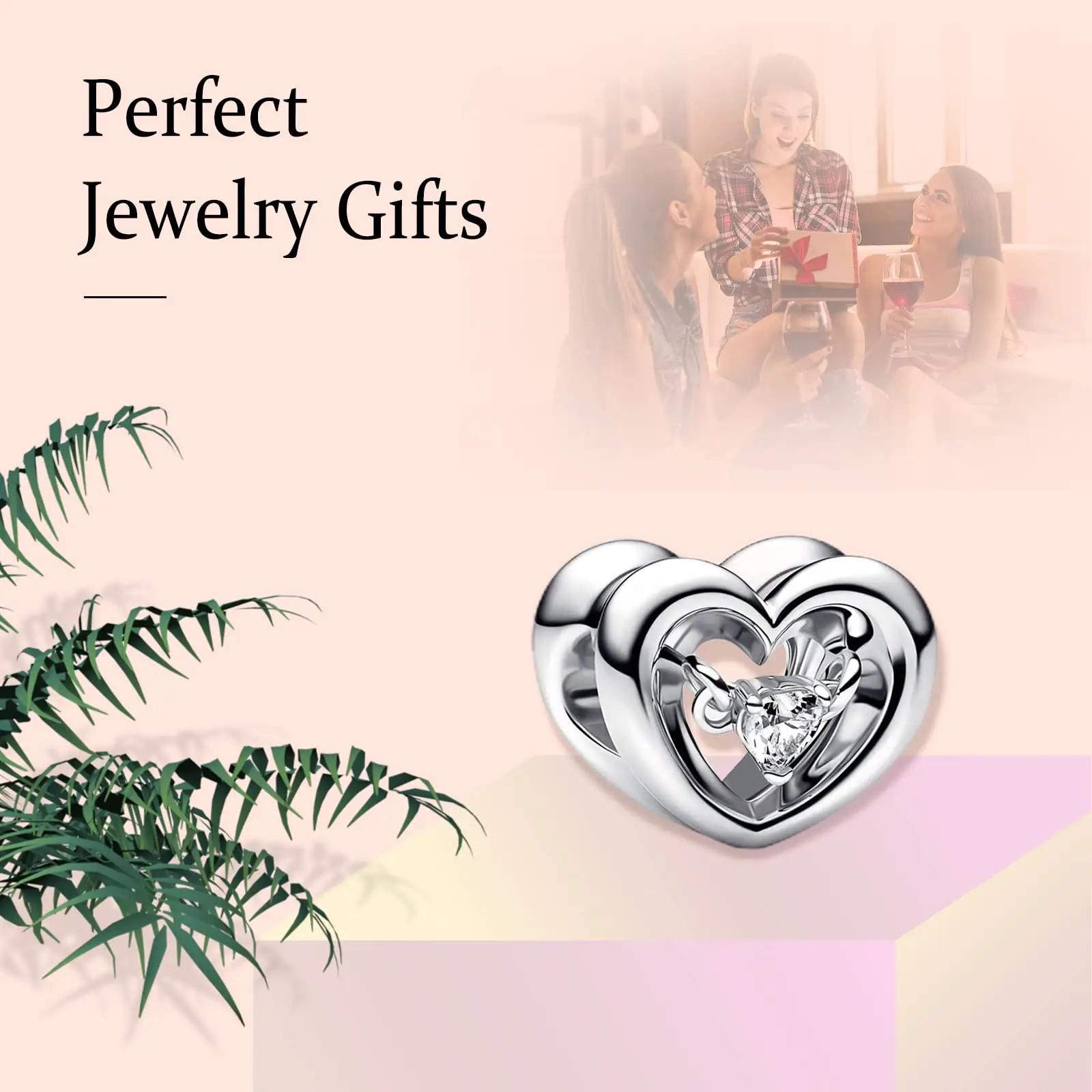 LaMenars sterling-silver südame ripats – elegantne kingiidee – kasutusnäide