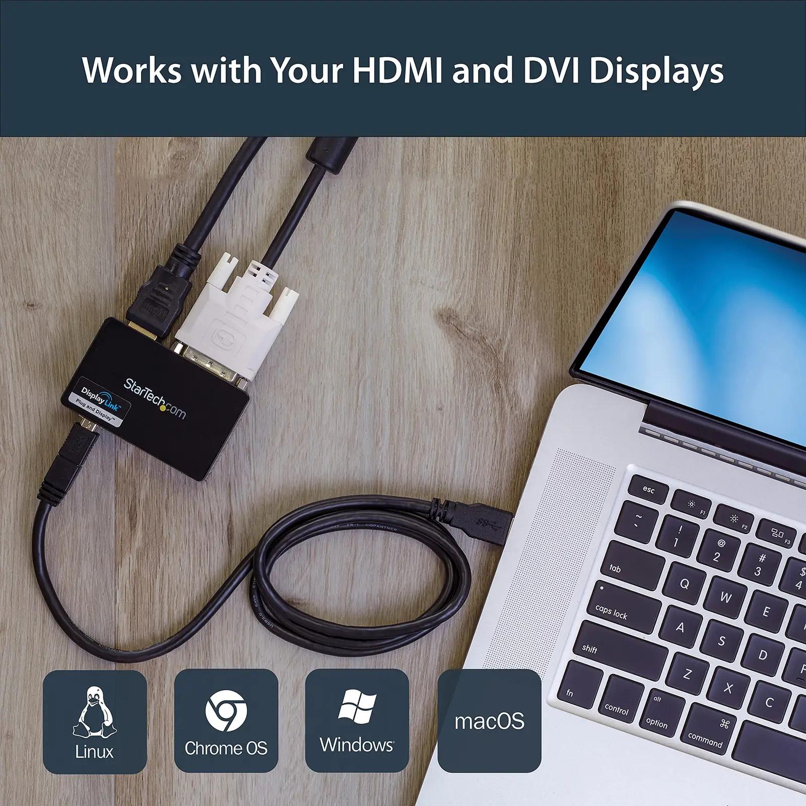 StarTech väline USB 3.0 videoadapter HDMI ja DVI jaoks – pilt 7