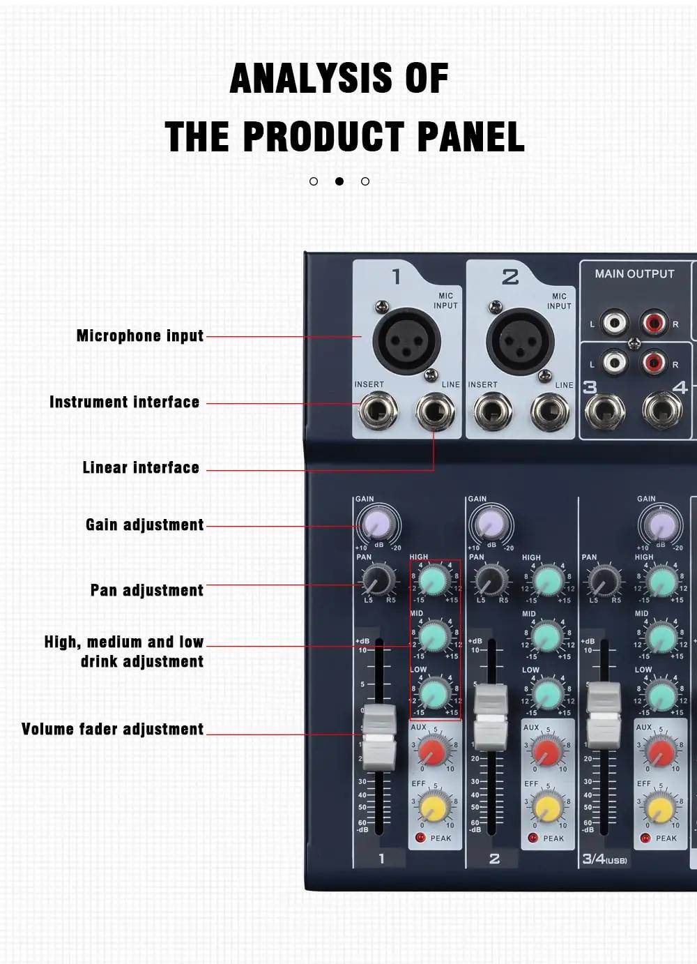 WEYMIC muusikainstrumendid ja dj-seadmed F7 – pilt 6